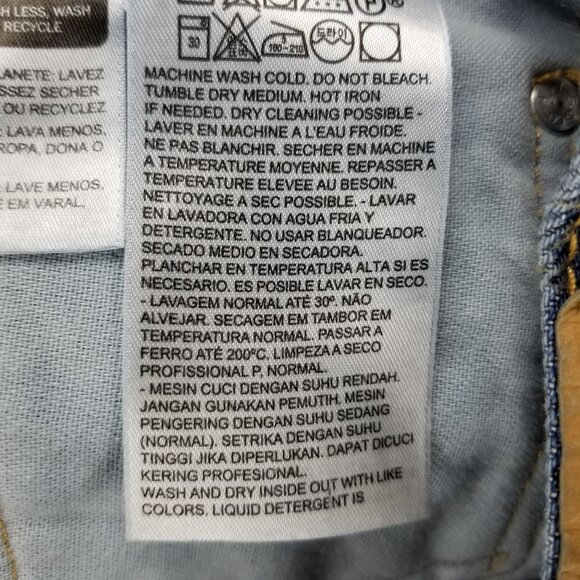Levis Jeans Mens 48x30 Blue 550 Relaxed Fit Tapered Leg 100% Cotton Denim - Picture 12 of 13